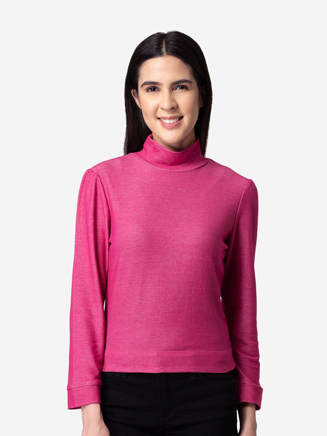 Modriba Women Pink Sweatshirt Price in India