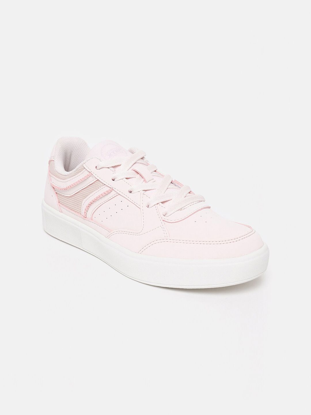 Xtep Women Pink Skateboarding Non-Marking Macaron Shoes Price in India