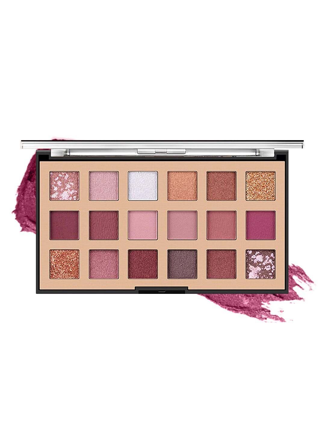 MISS ROSE 18 Color Matte & Glitter Nude Eyeshadow Palette 7001-437 M02 Price in India