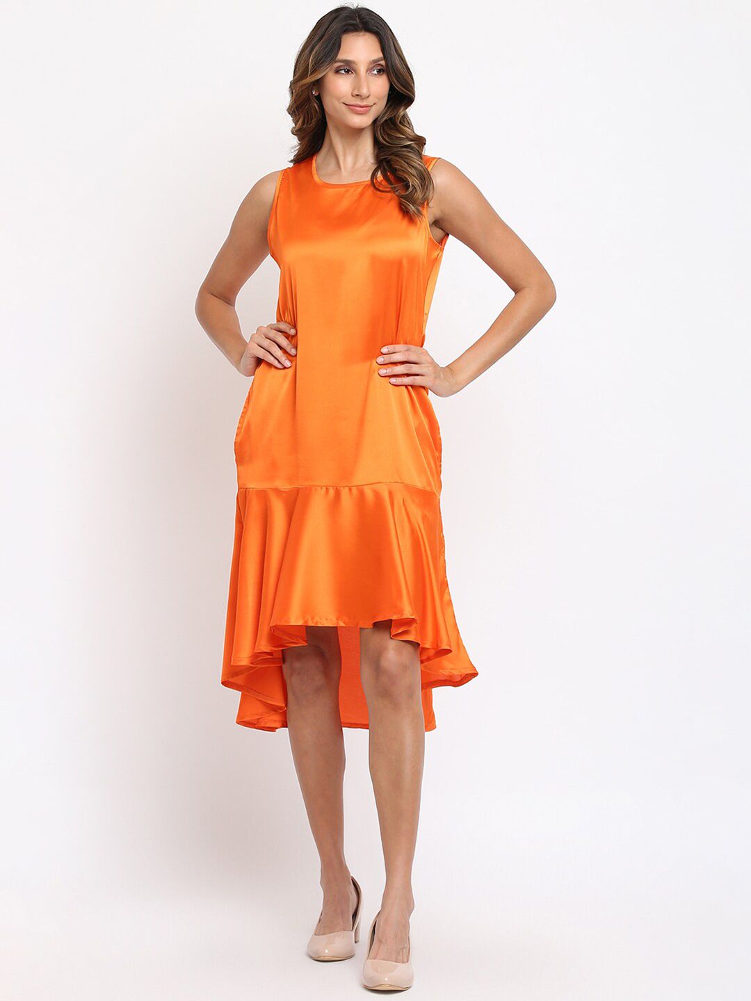 Buy am ma Orange Drop-Waist Midi Dress - Dresses for Women 16181270 | Myntra Buy am ma Orange Drop-Waist Midi Dress - Dresses for Women 16181270 | Myntra