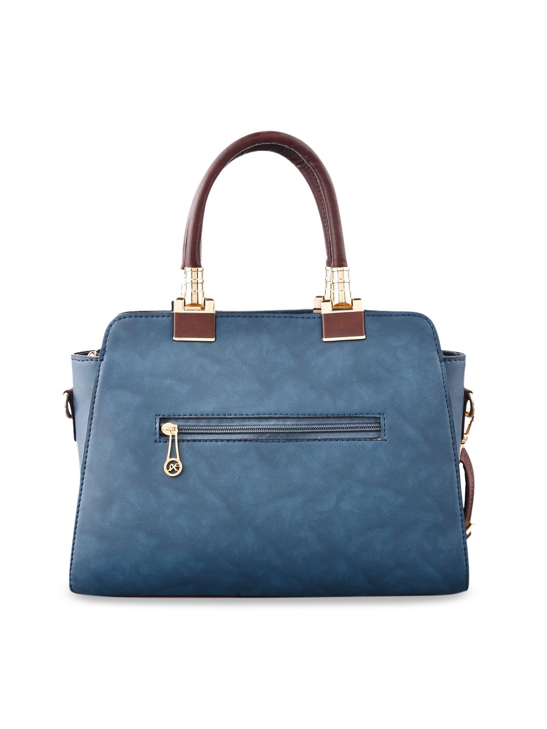 Buy SXF SPEED X FASHION Blue Textured Structured Handheld Bag