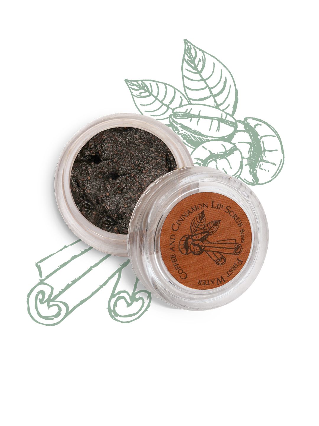 FIRST WATER Unisex Coffee and Cinnamon Lip Scrub Price in India