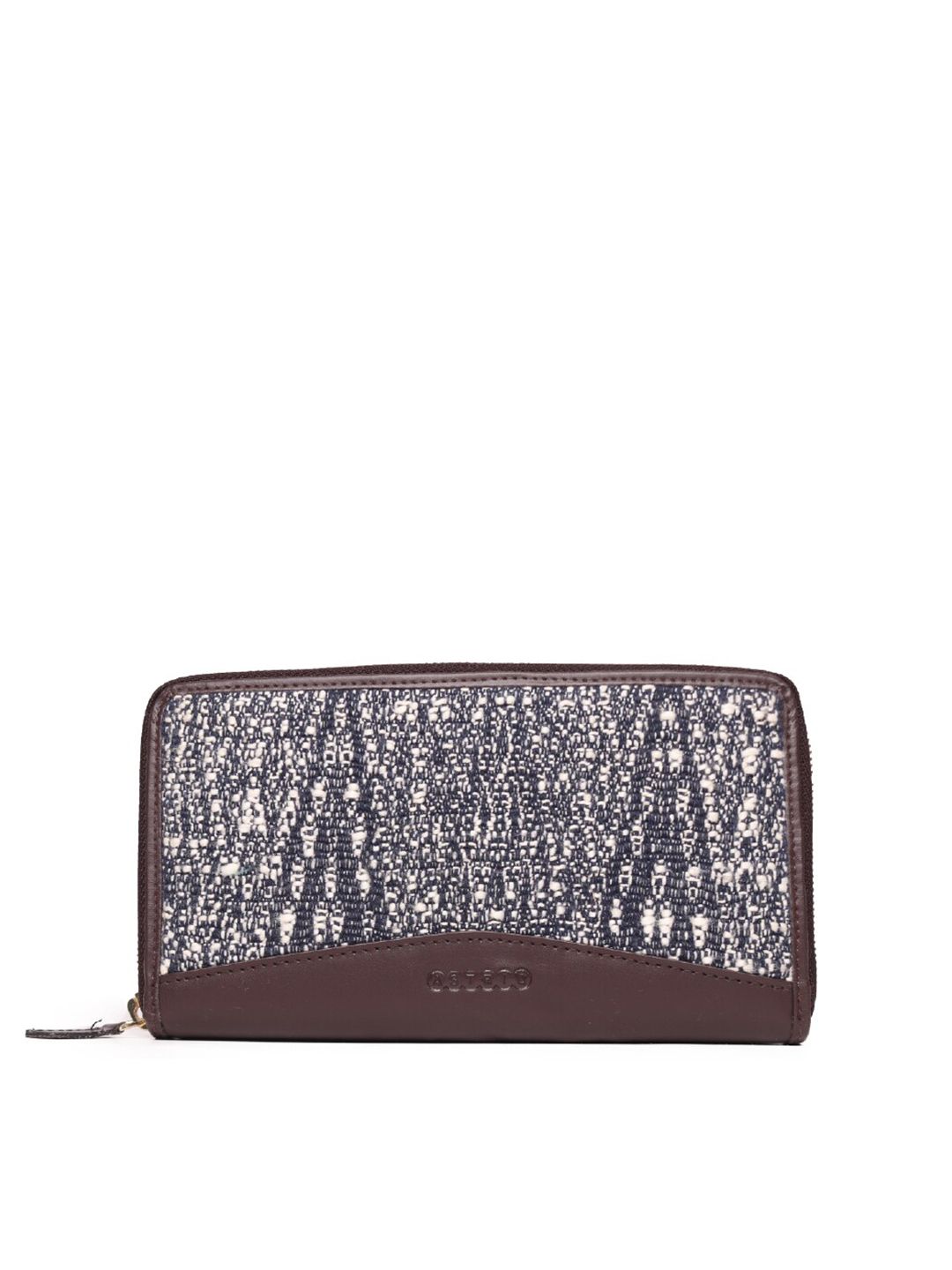 ASTRID Women Abstract Textured Zip Around Wallet Price in India