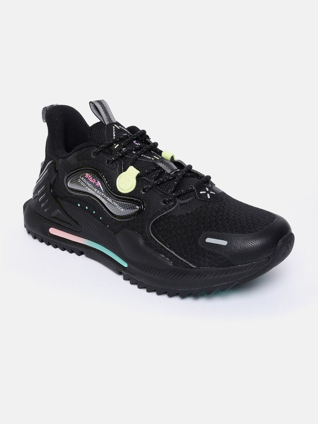 Xtep Women Black Non-Marking Gym Shoes Price in India
