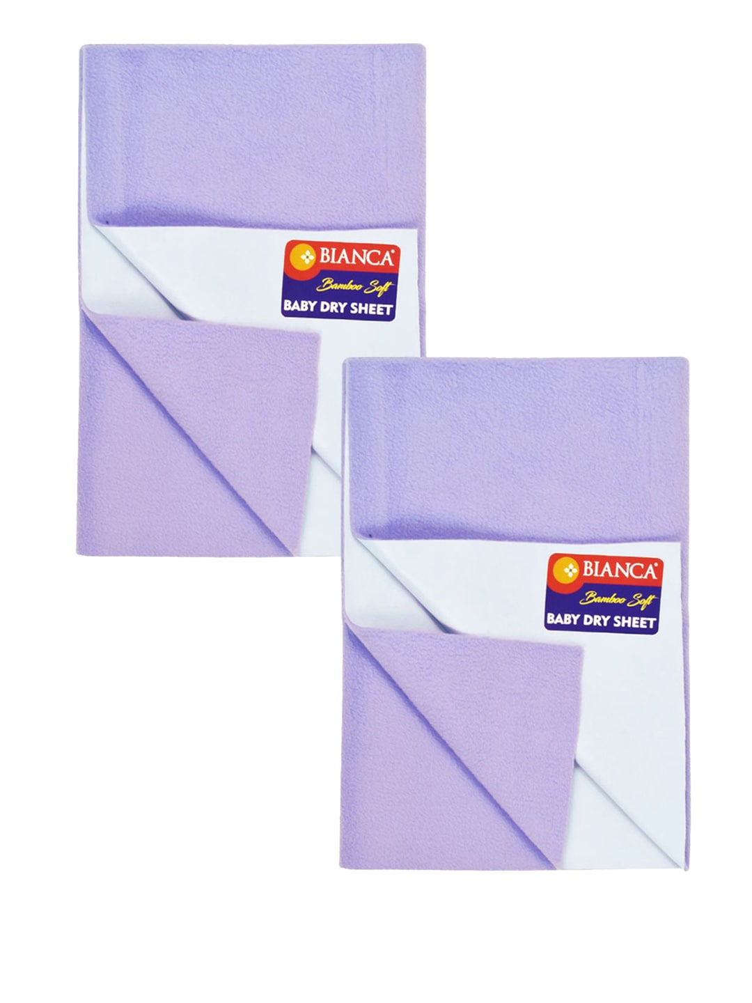 BIANCA Kids Violet 2pc Waterproof & Breathable Dry Sheet & Mattress Protector Price in India