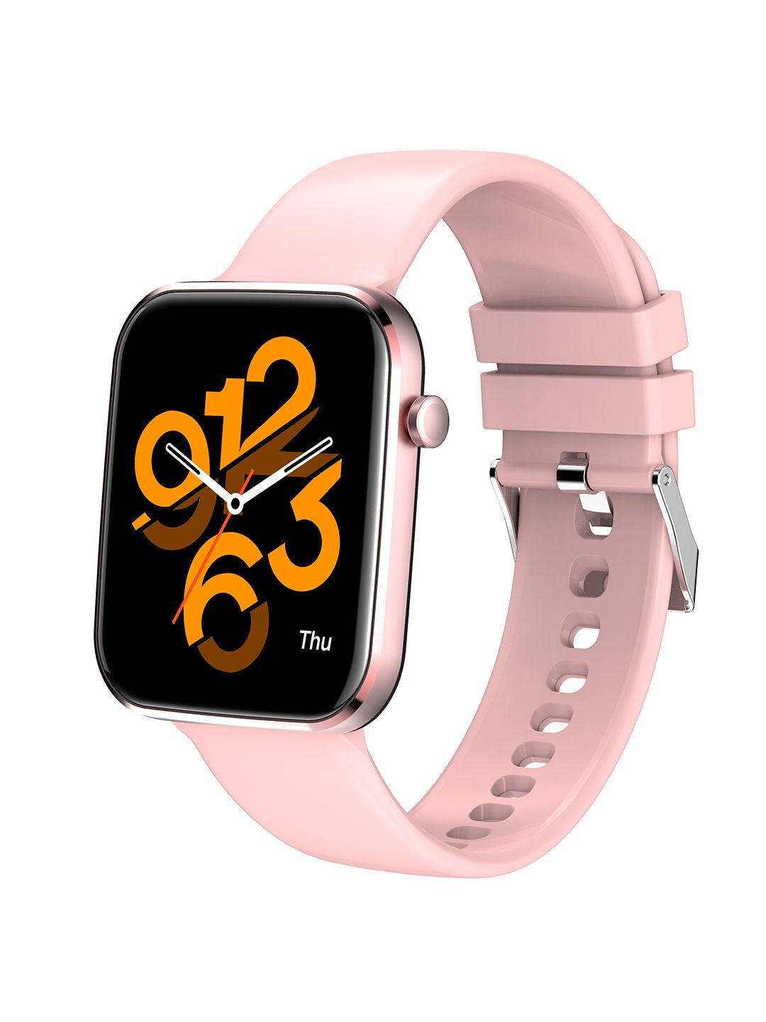 French Connection Pink Solid Bluetooth Touch Smart Watch FCZ15.P Price in India
