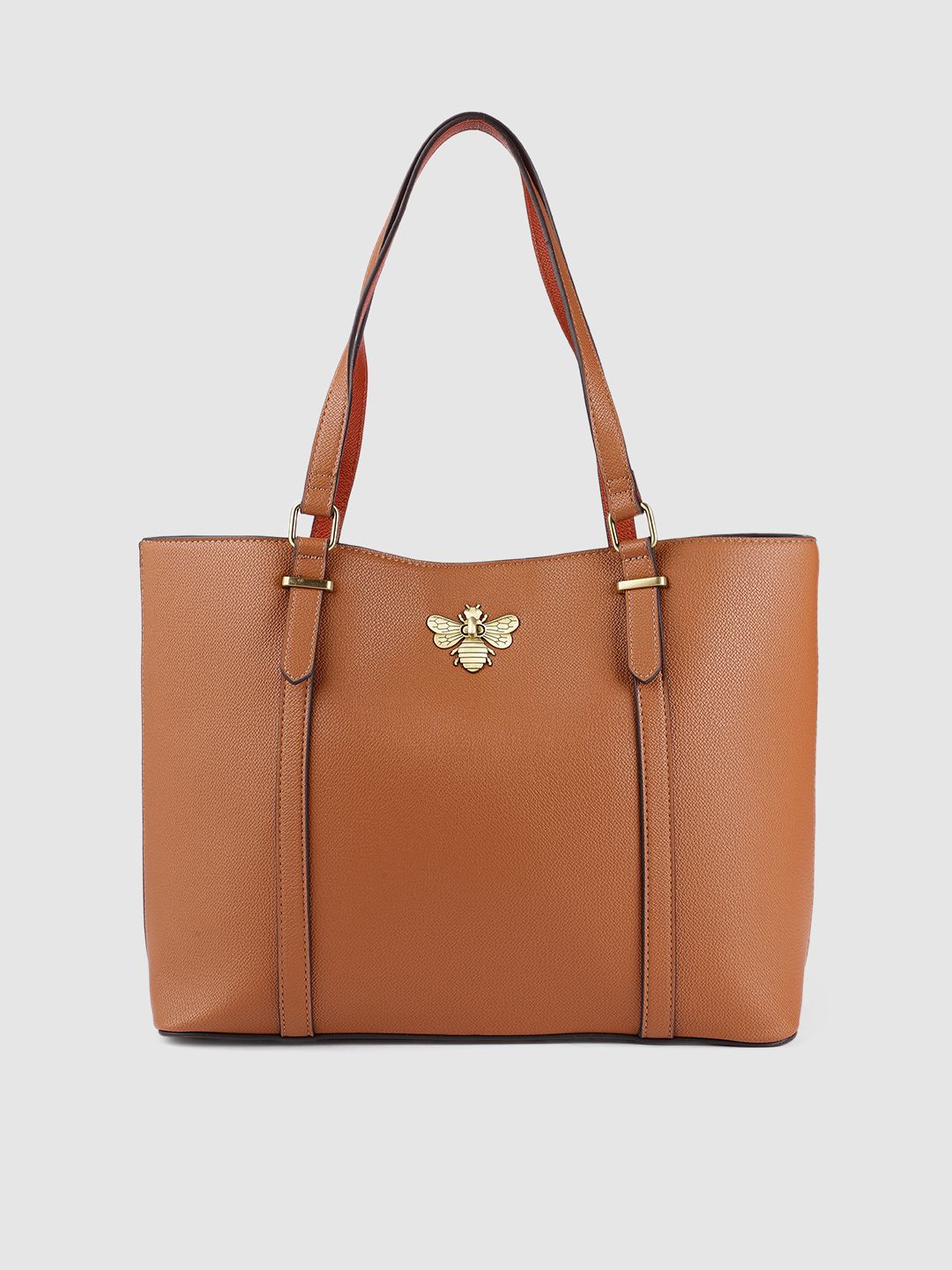 Accessorize Tan Brown Solid Shoulder Bag Price in India