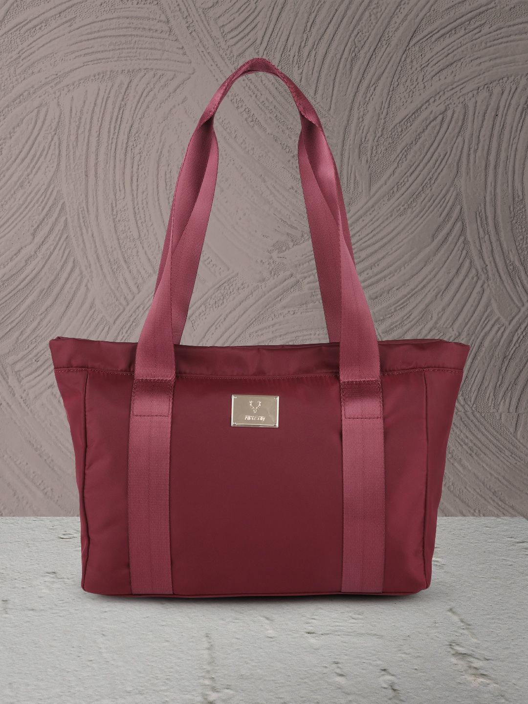 Allen Solly Red Solid Shoulder Bag Price in India