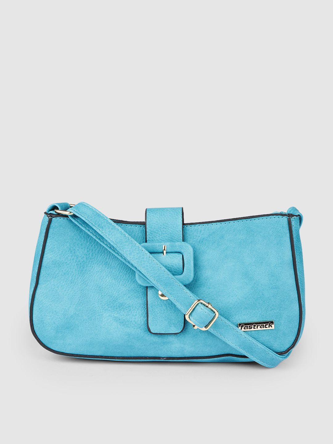 Fastrack Blue Solid Sling Bag Price in India