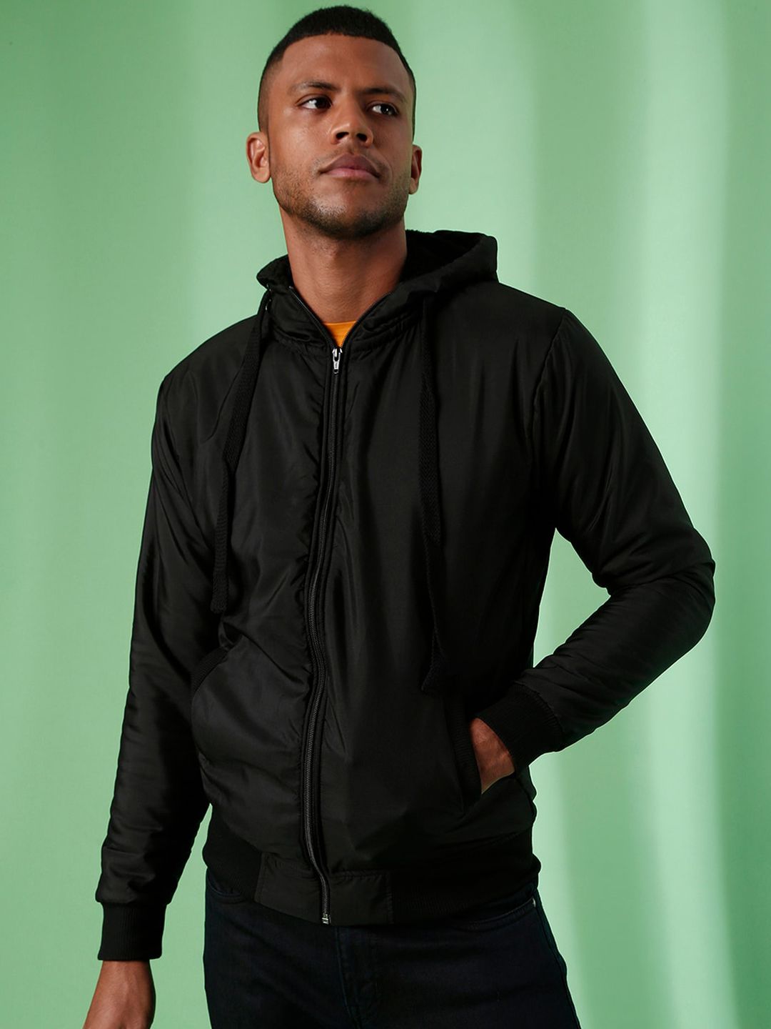 CAHOOT Men Black Lightweight Sporty Jacket