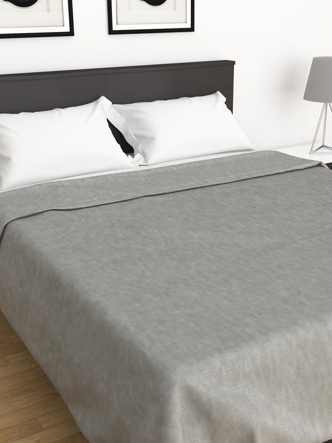 Home Centre Grey Summer 210 GSM Double Bed Comforter Price in India