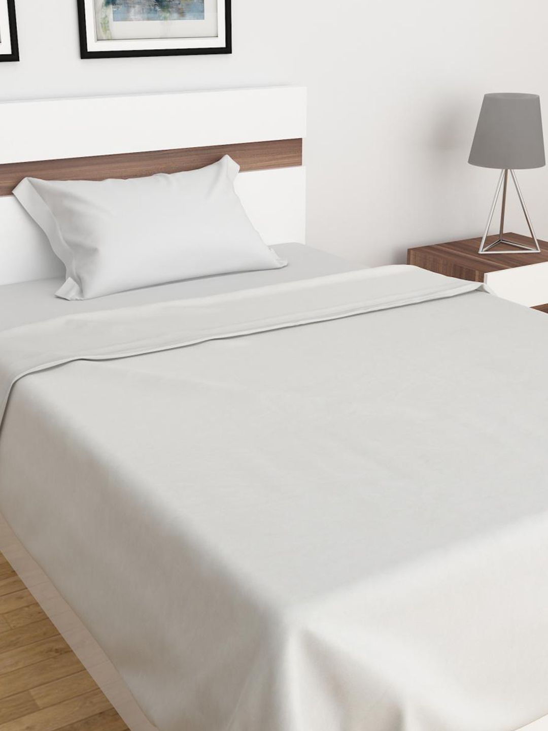 Home Centre White Summer 110 GSM Single Bed Comforter Price in India