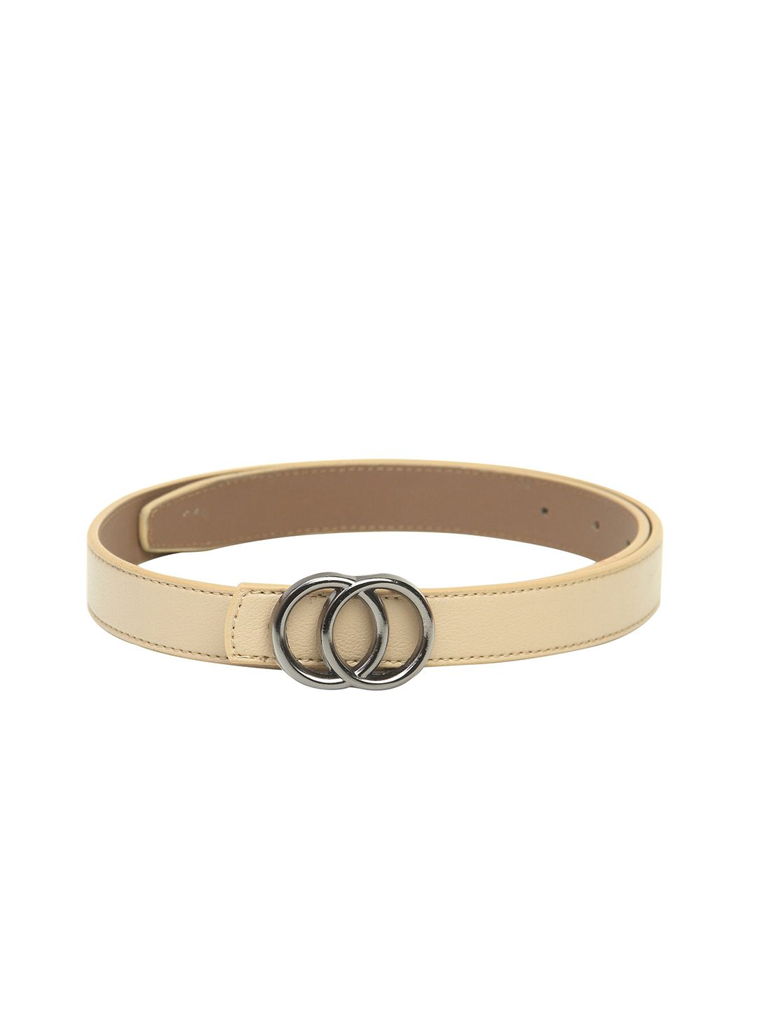 Calvadoss Women Beige Textured Belt Price in India