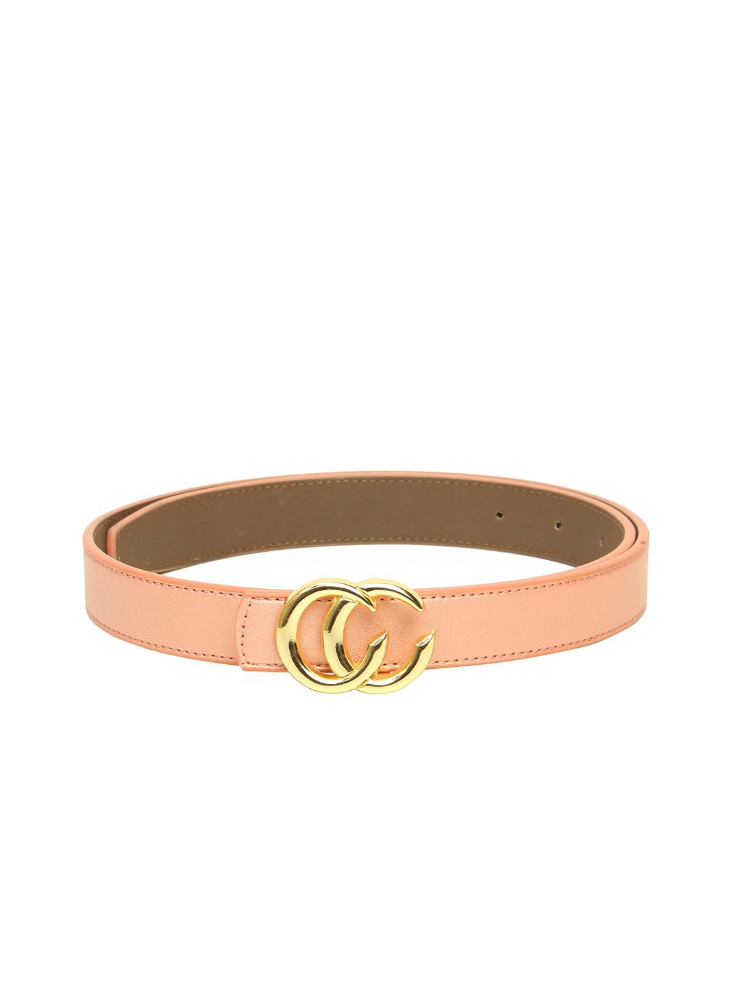 Calvadoss Women Peach-Coloured Belt Price in India