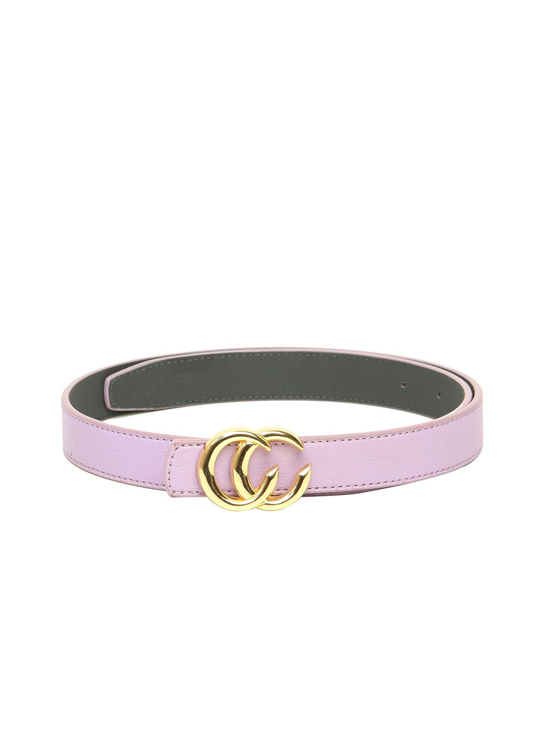 Calvadoss Women Mauve Textured Belt Price in India