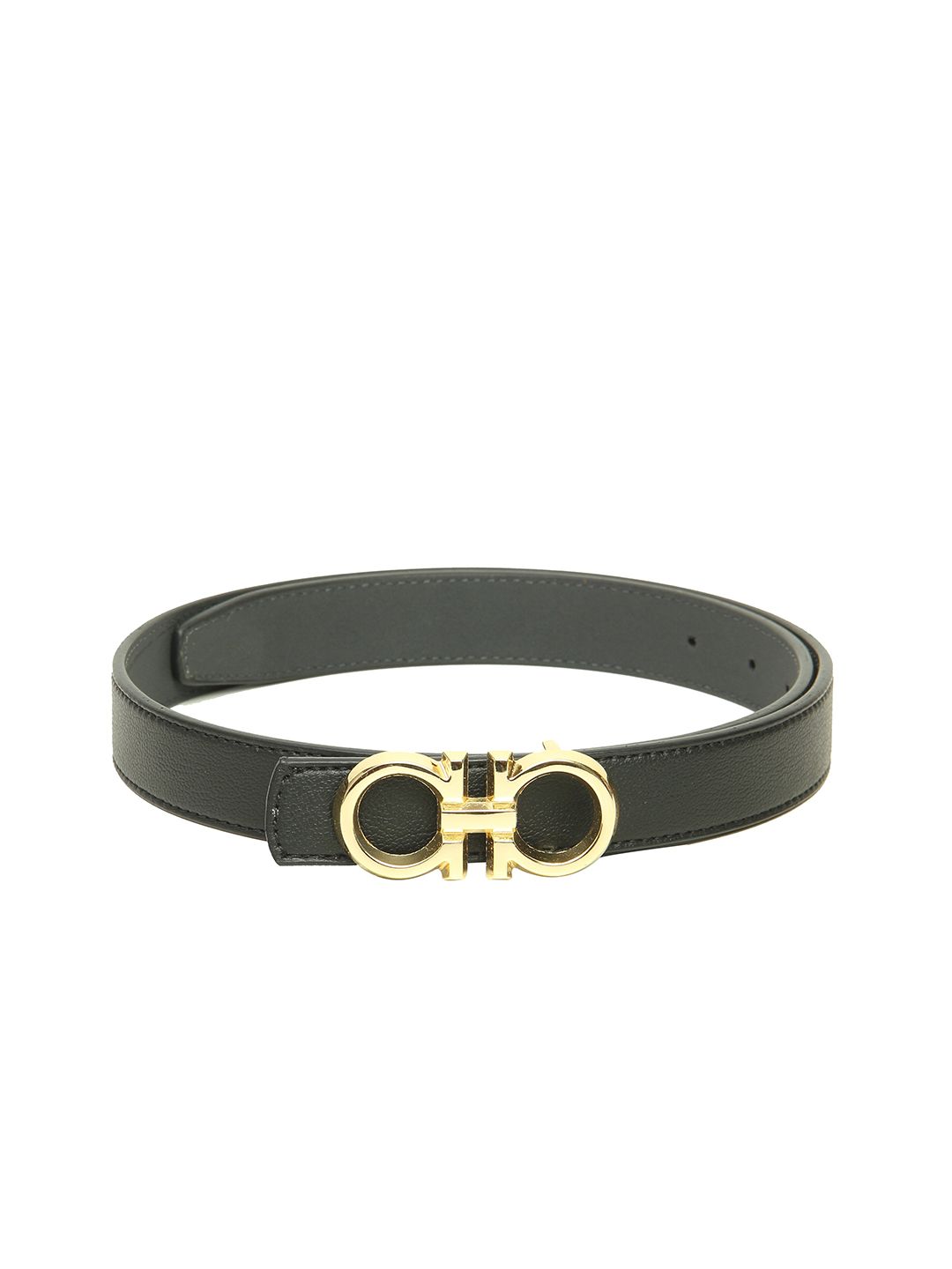 Calvadoss Women Black Textured Belt Price in India