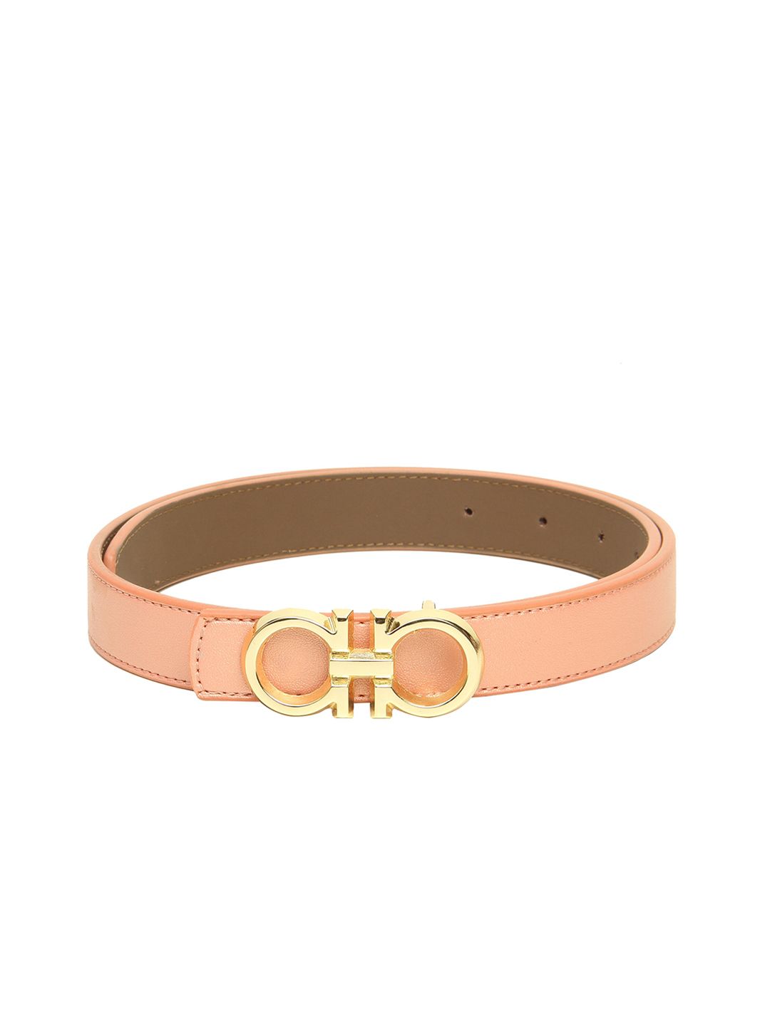 Calvadoss Women Peach-Coloured Belt Price in India