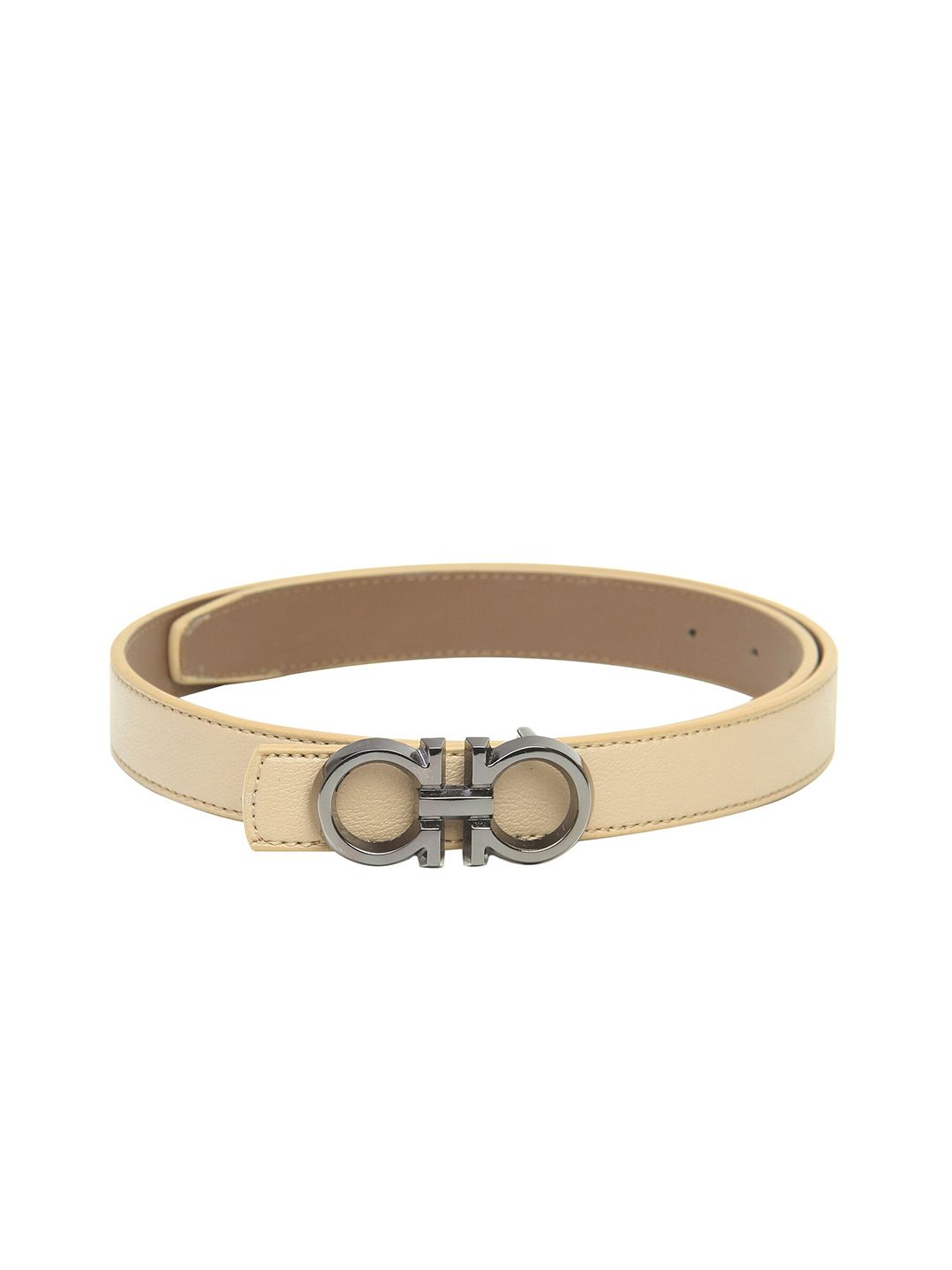 Calvadoss Women Beige Textured Belt Price in India