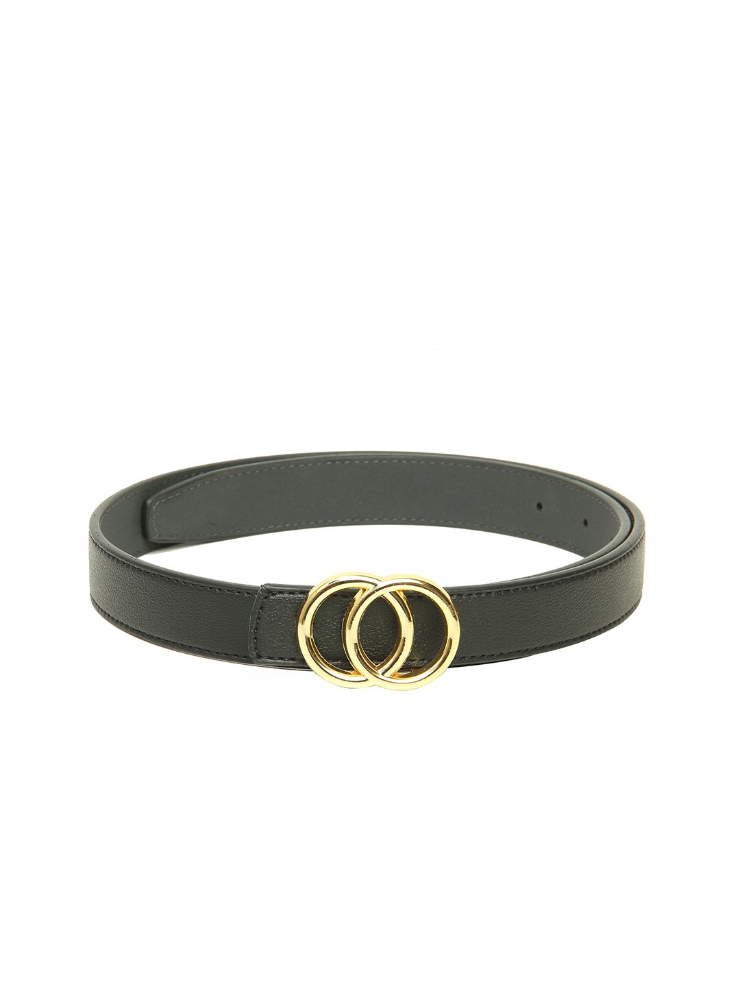 Calvadoss Women Black Textured Belt Price in India