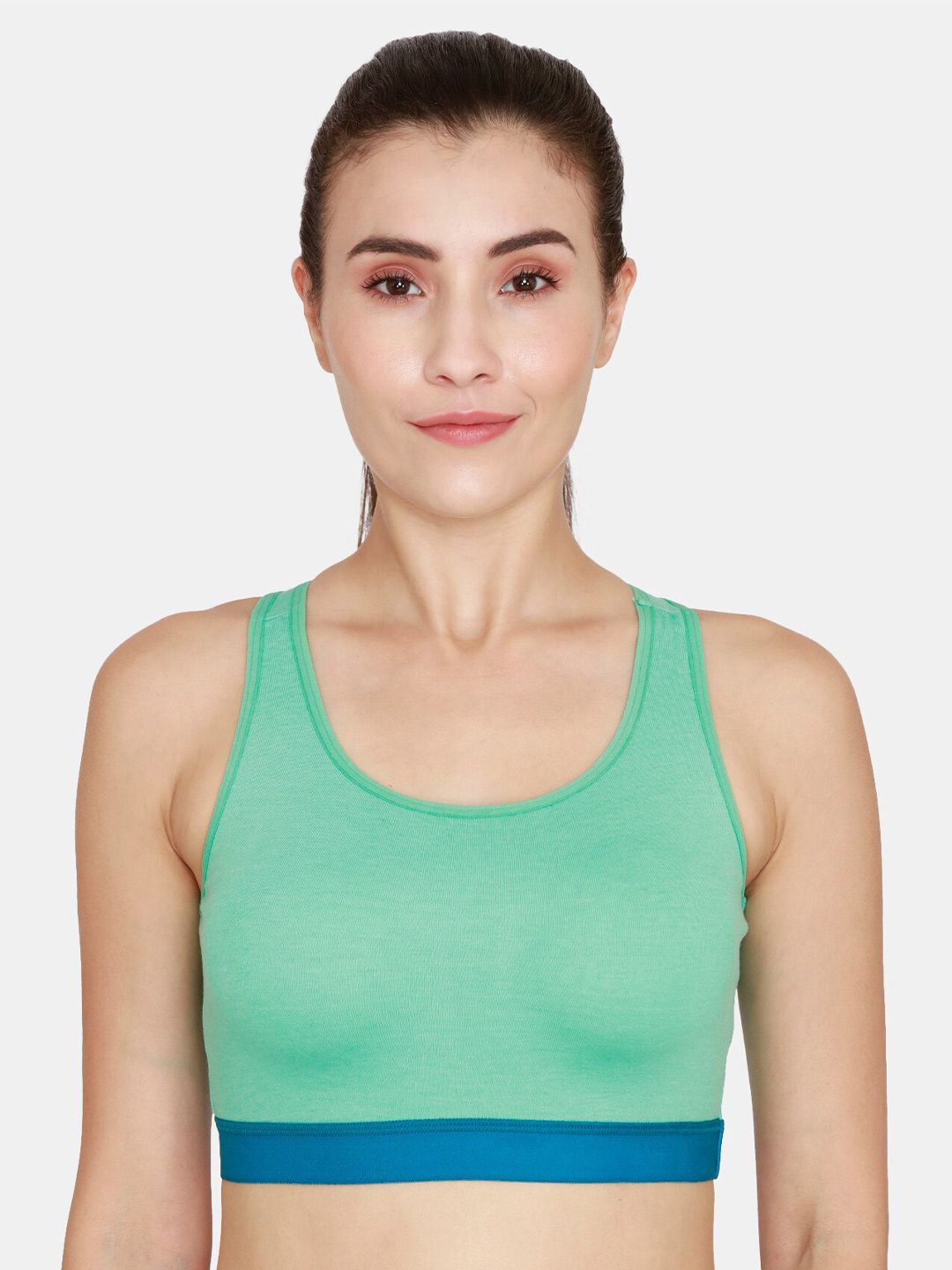 Rosaline by Zivame Green Workout Bra Price in India