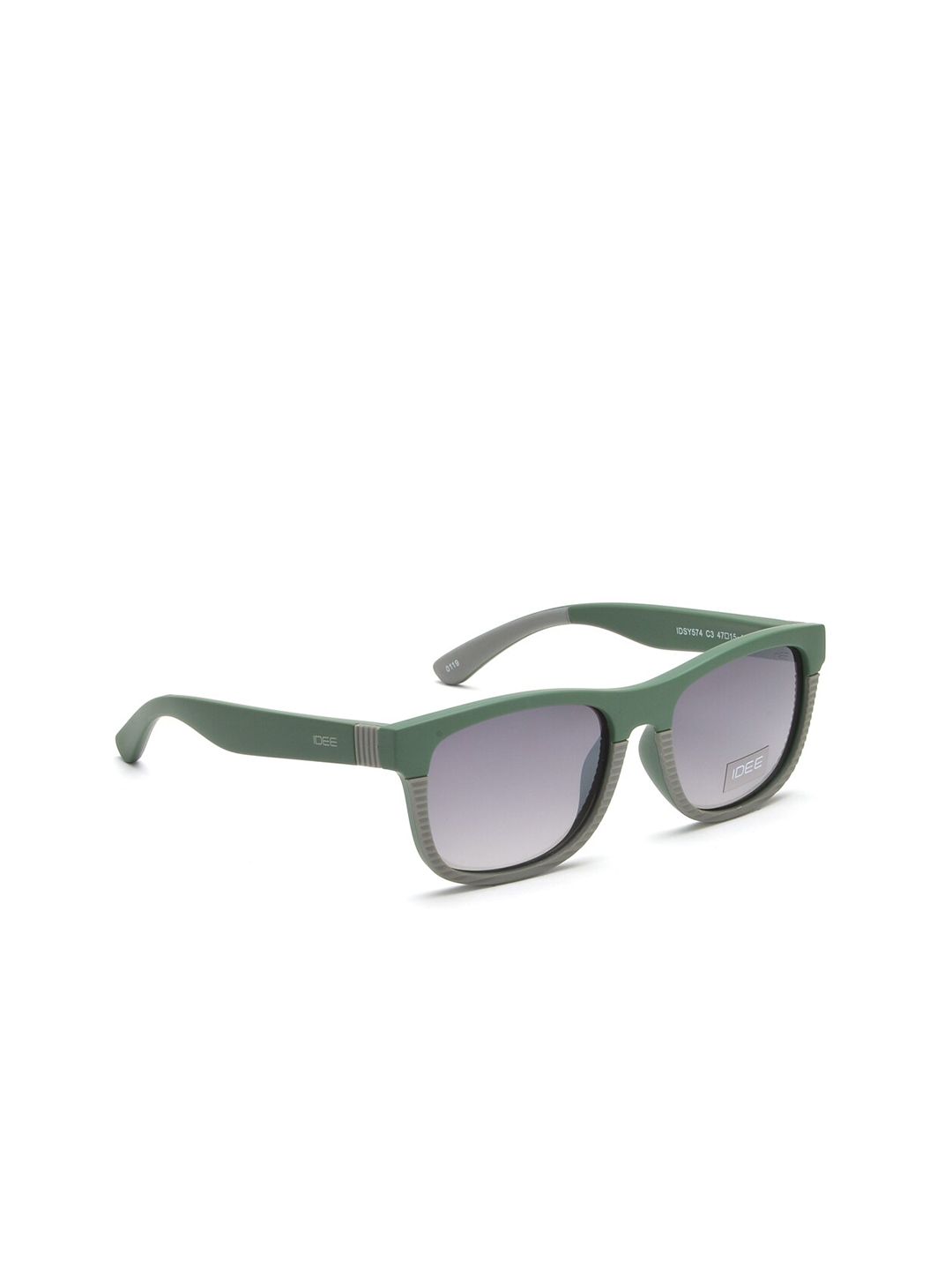 IDEE Boys Green Square Sunglasses with Polarised Lens