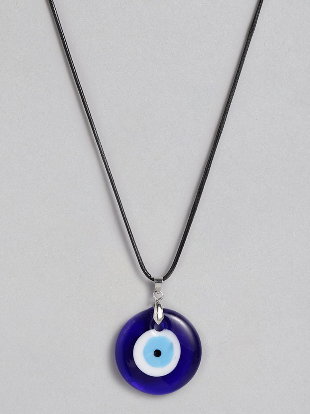 EL REGALO Blue & Black Evil Eye Bohemian Necklace Price in India