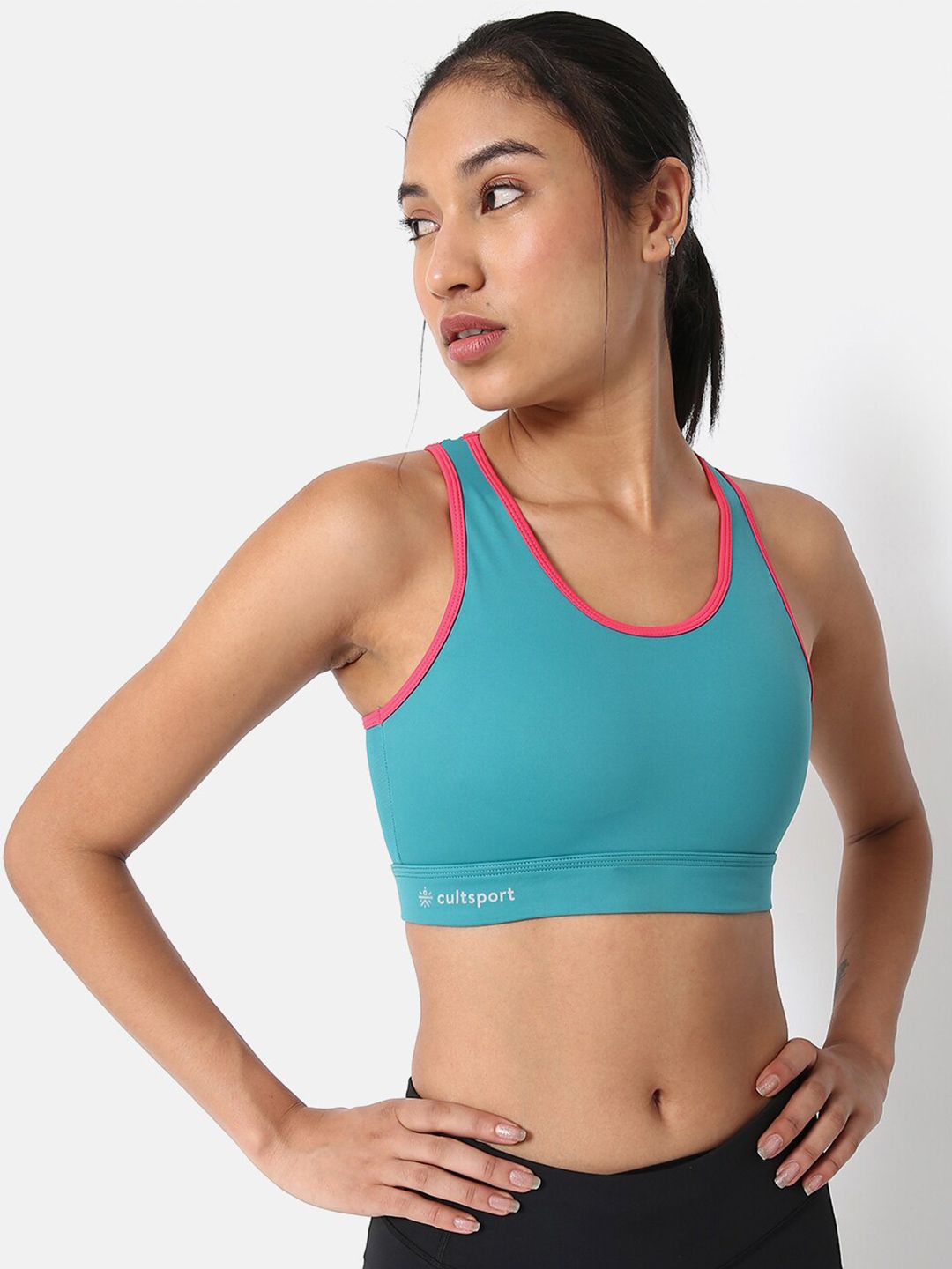 Cultsport Teal Workout Bra Price in India