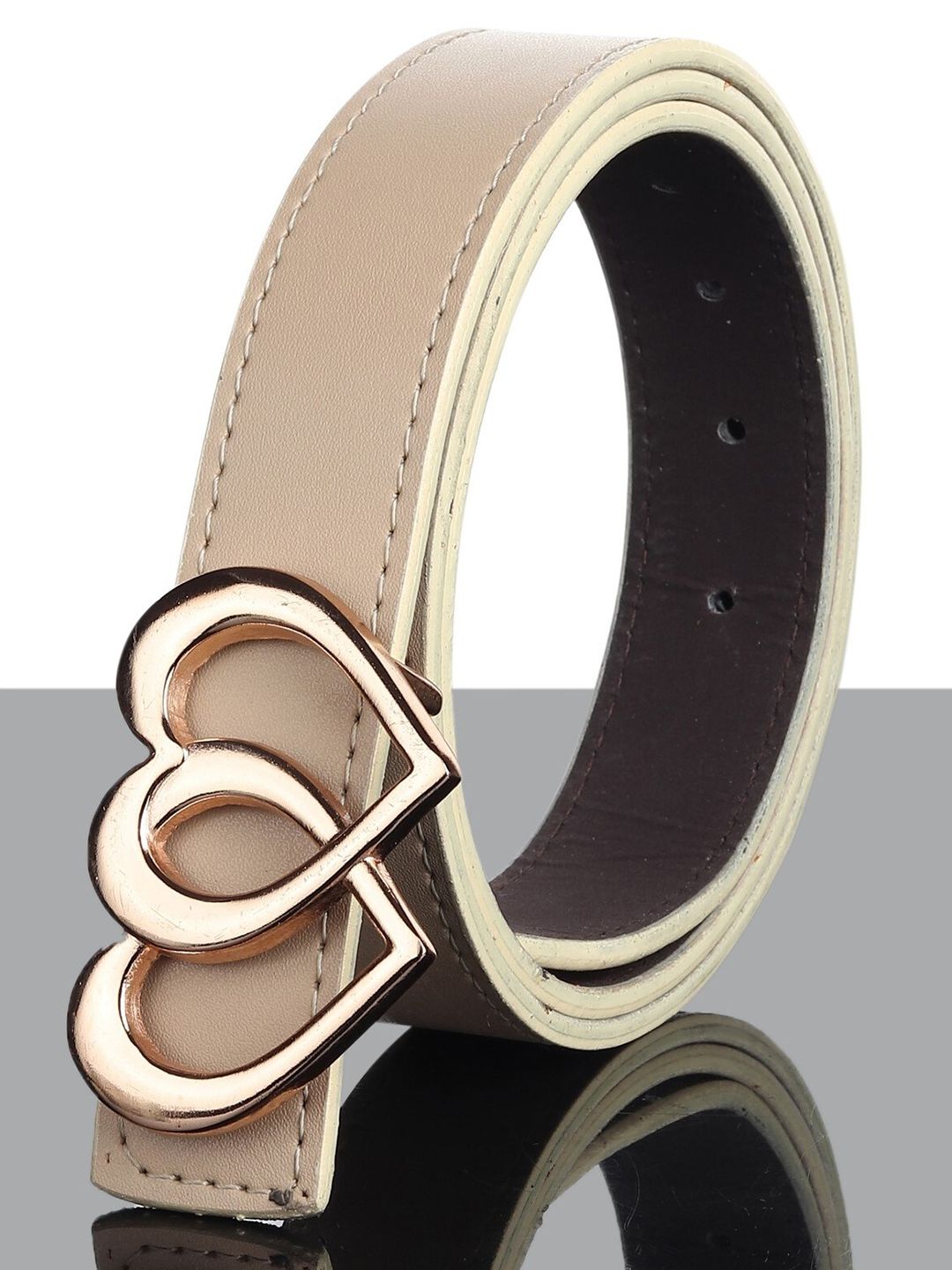 Kastner Women Pink PU Belt Casual And Stylish Belt Price in India