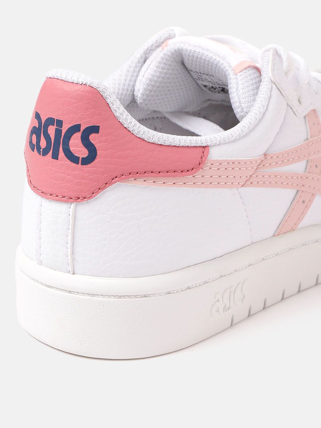 Buy ASICS Kids White & Navy Blue Perforated Japan S GS Sneakers