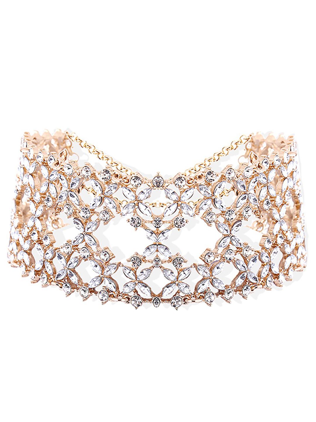 Kairi Gold-Plated Choker Necklace Price in India