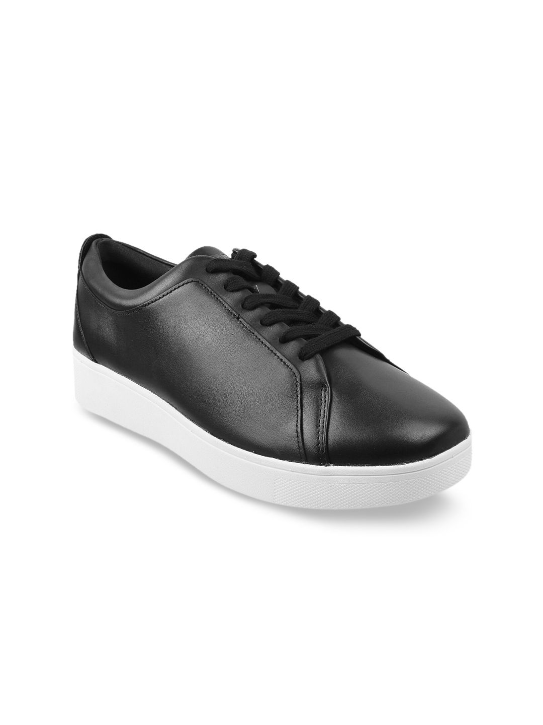 fitflop Women Black Leather Sneakers Price in India