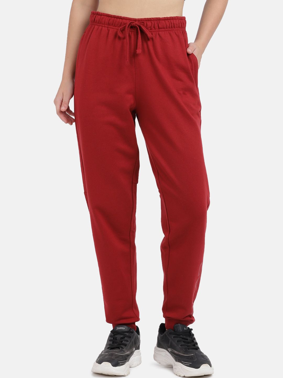 Head Women Red Solid Joggers Price in India