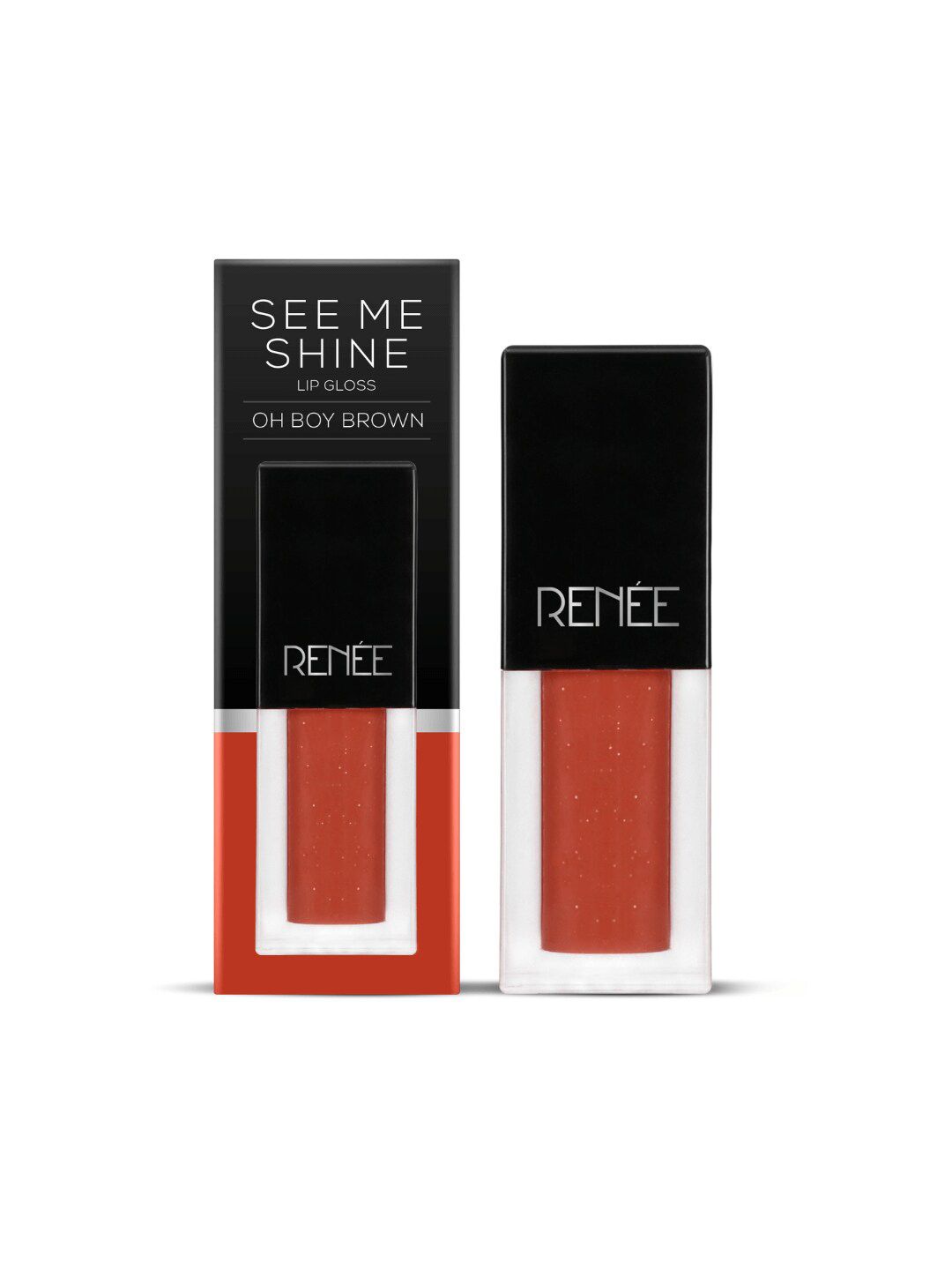 RENEE See Me Shine Lip Gloss - Oh Boy Brown 2.5ml Price in India
