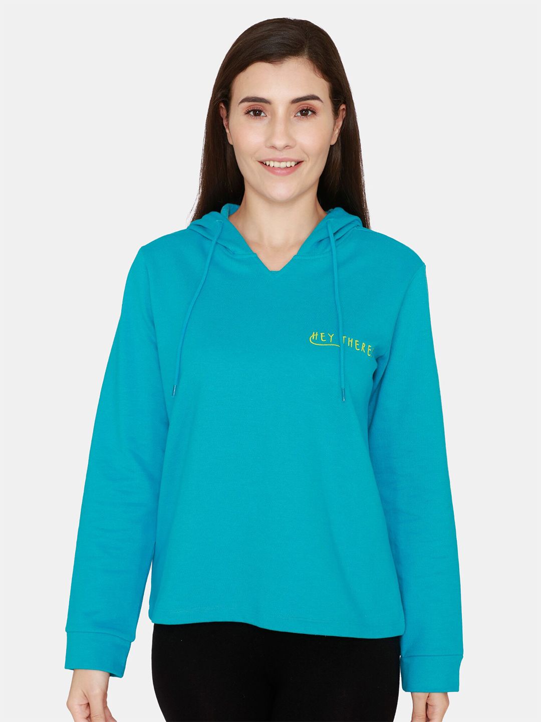 Zivame Women Blue Sweatshirt Price in India