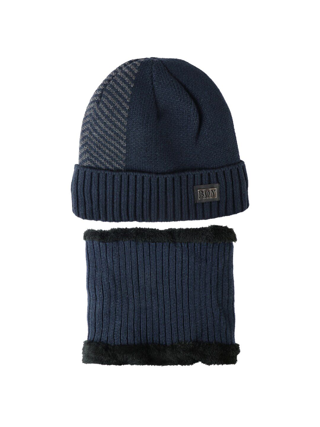 iSWEVEN Unisex Blue Beanie Price in India