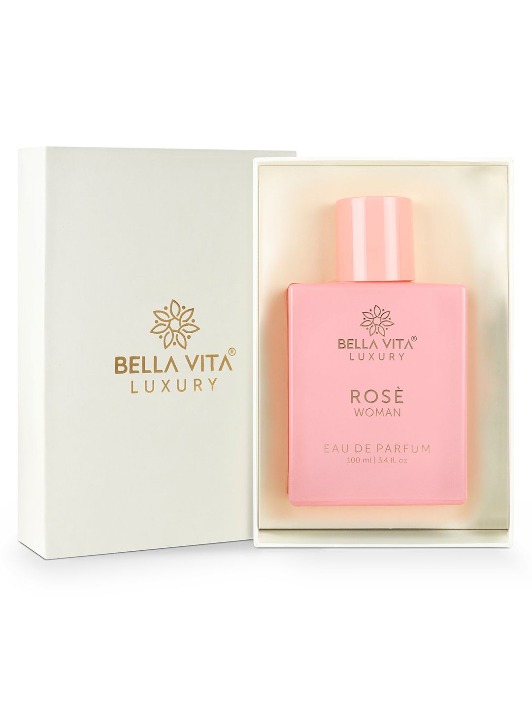 Bella Vita Organic Rose Woman EDP - Luxury Rose With Floral Fragrance - 100 ml Price in India
