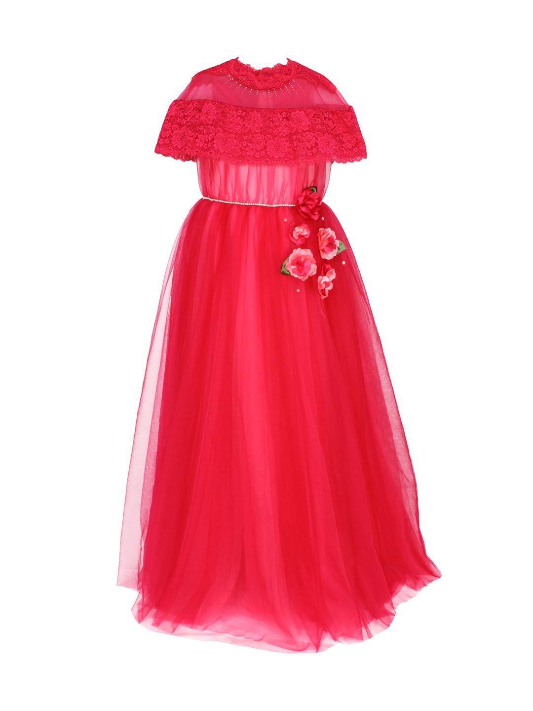 cutecumber maxi dress Cutecumber Designs Cutecumber Dresses Reviews CUTECUMBER Pink Embellished  Net Maxi Dress
