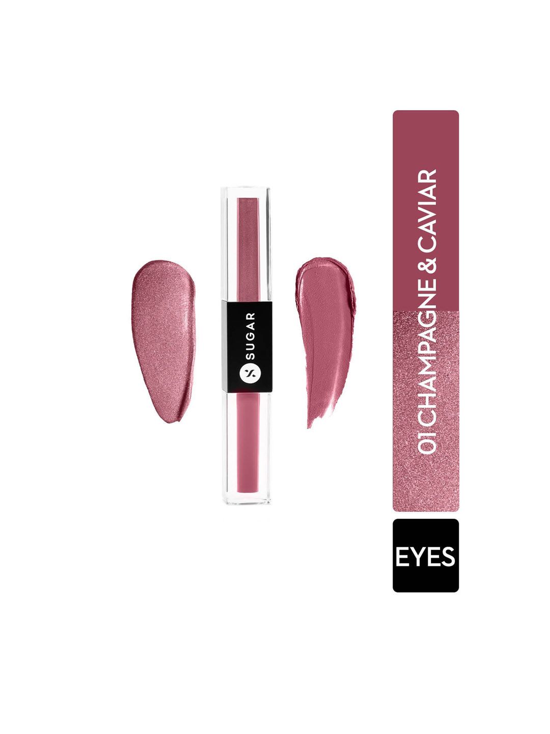 SUGAR Two Good To Be True Dual Eyeshadow 1.5ml Each Side - 01 Champagne & Caviar Price in India