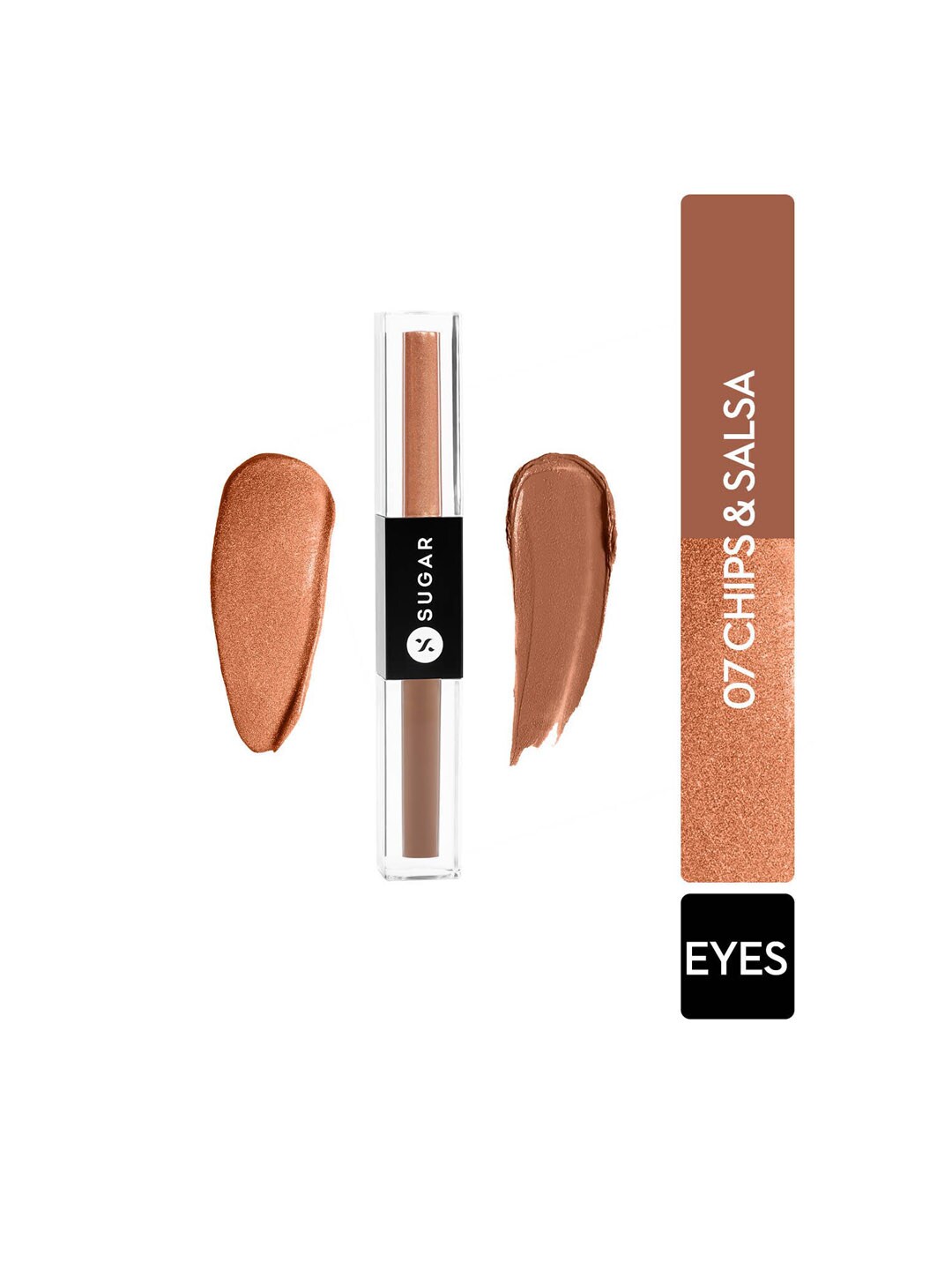 SUGAR Two Good To Be True Dual Eyeshadow 1.5ml Each Side - 07 Chips & Salsa Price in India