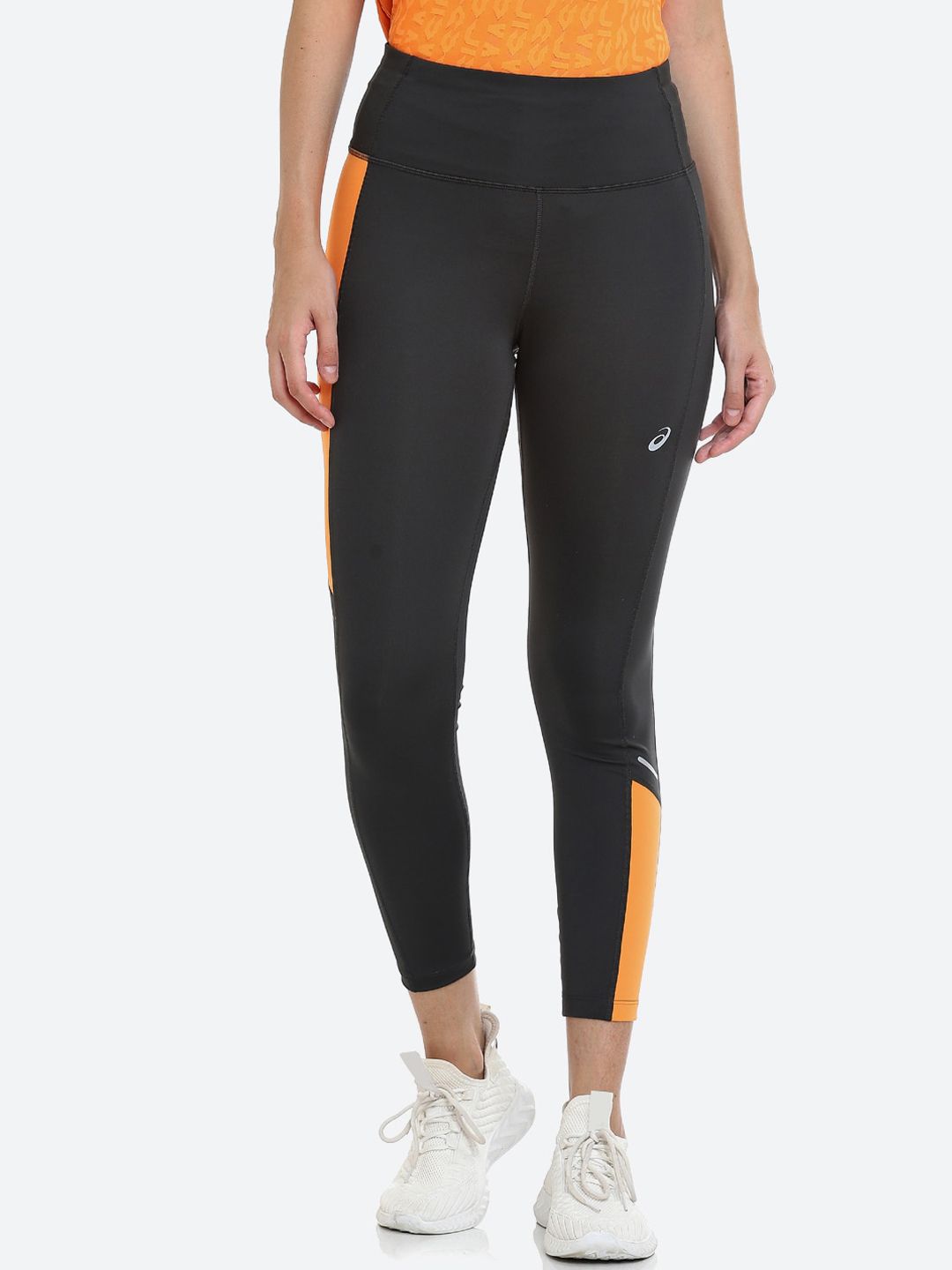 ASICS Women Black Solid TOKYO HIGHWAIST Tights Price in India