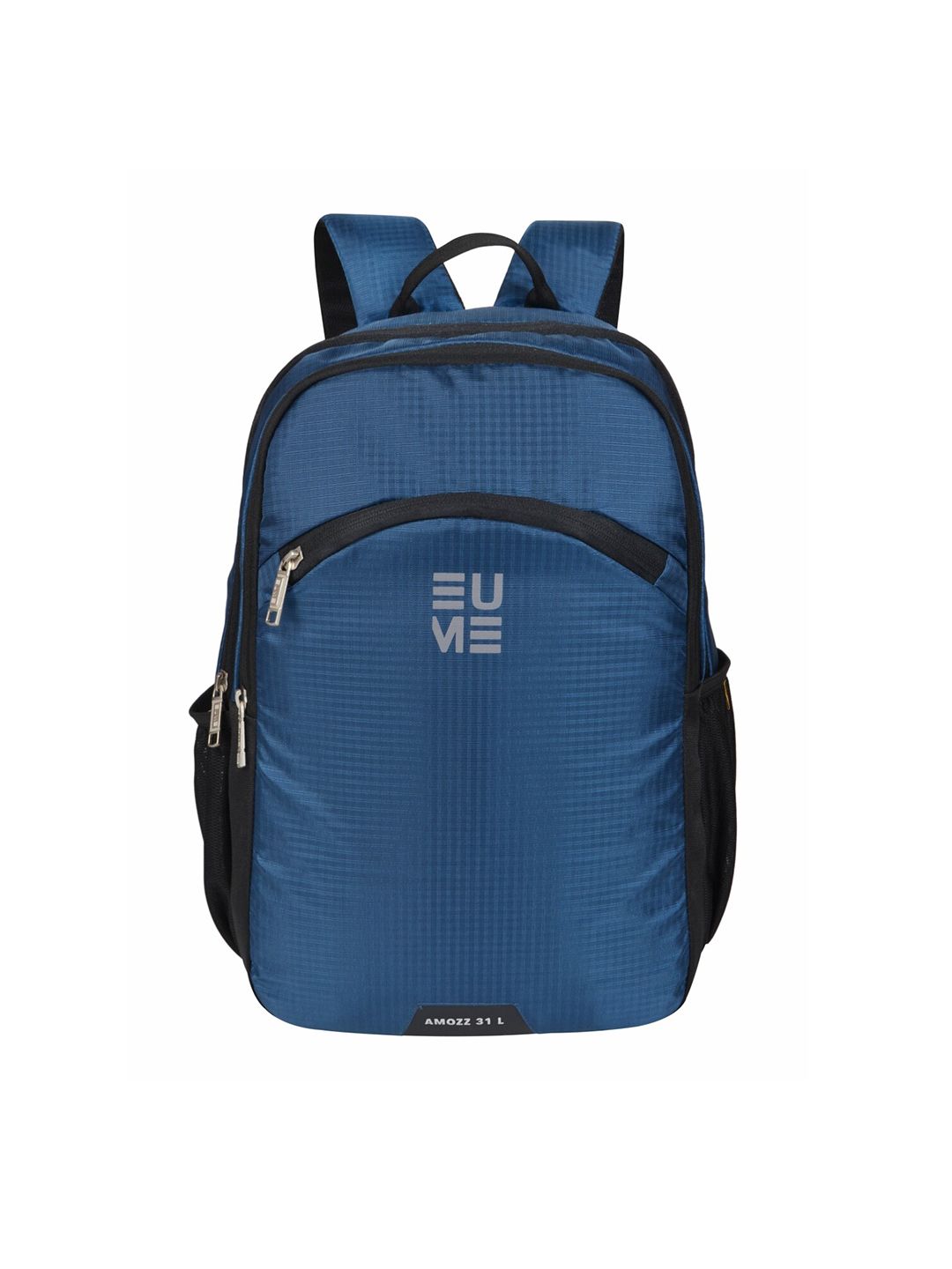 EUME Unisex Navy Blue & Black Backpack Price in India