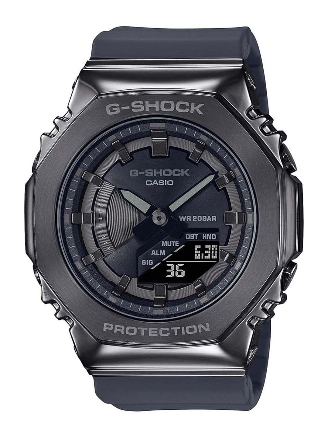 CASIO G-Shock Women Grey Printed Dial & Grey Straps Analogue and Digital Chronograph Watch Price in India