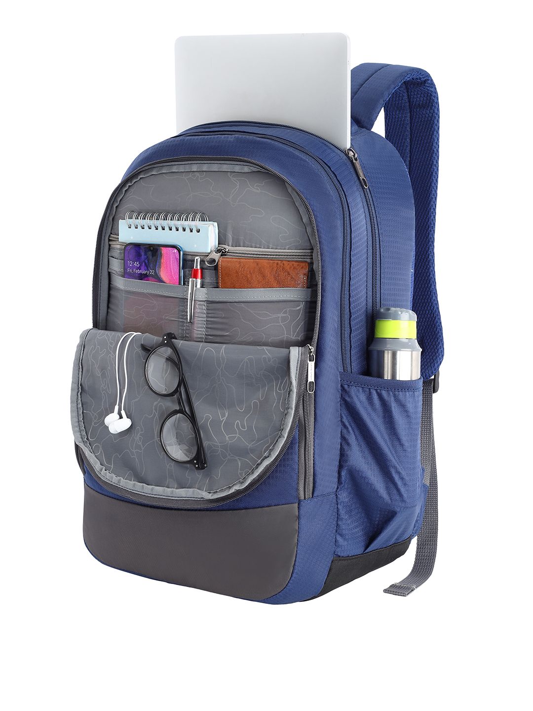 Buy LAVIE SPORT Unisex Navy Blue Backpack Backpacks for Unisex