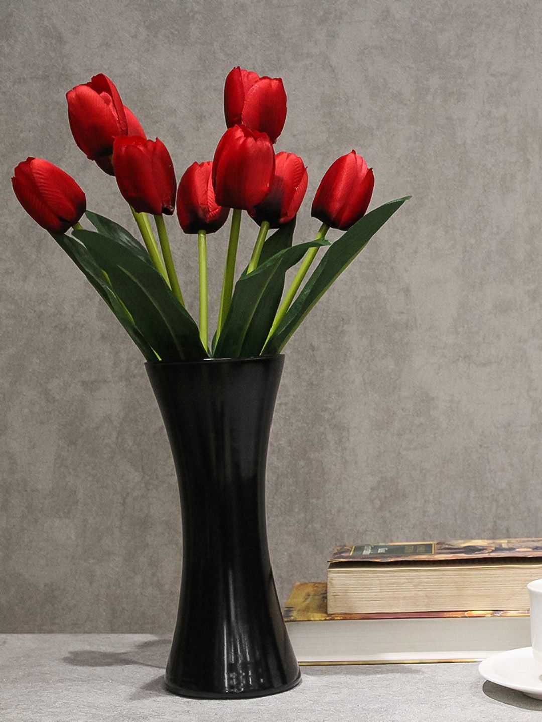 PolliNation Red & Green Artificial Tulip Bunch Price in India