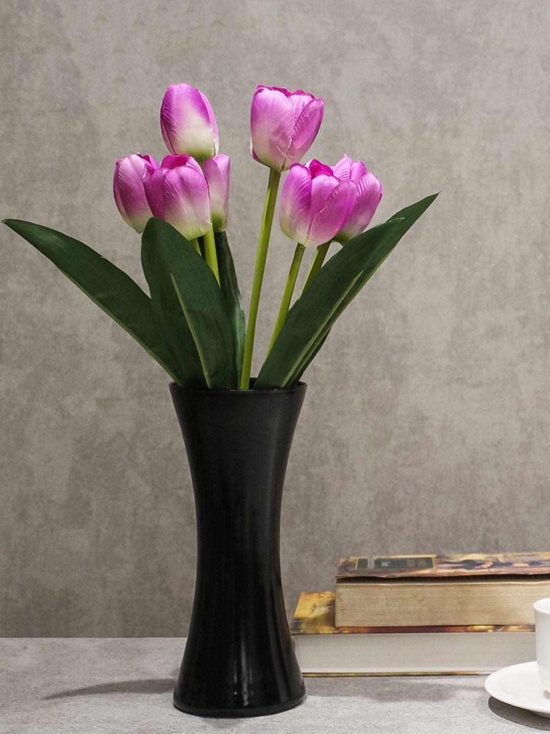PolliNation Purple & Green Tulip Flower Bunch Price in India