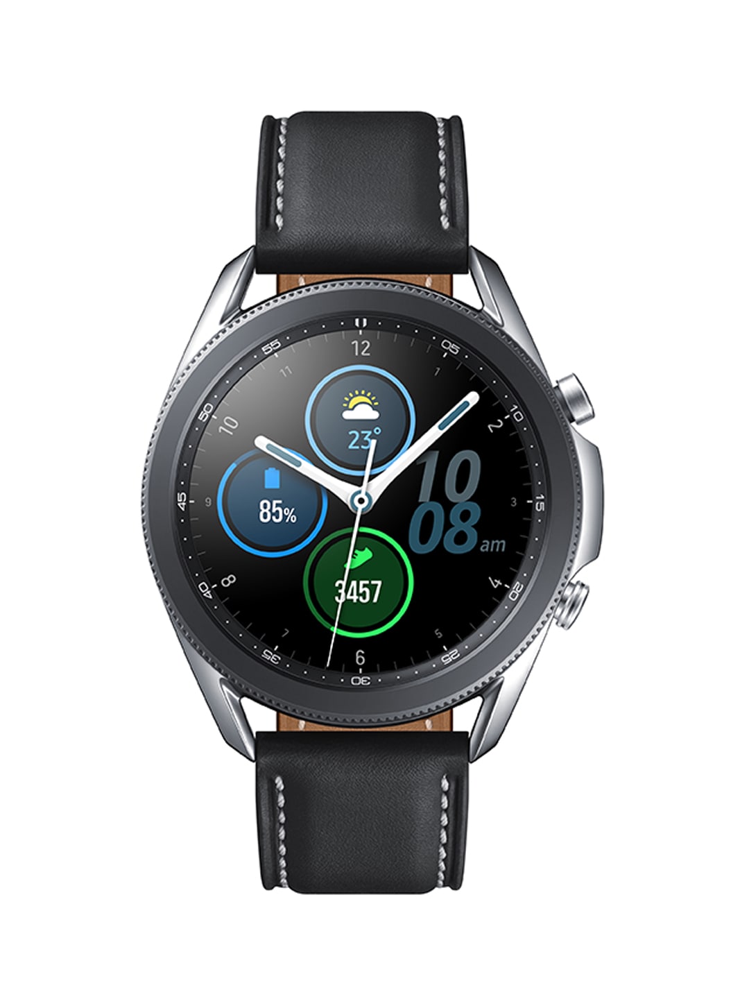 Samsung Galaxy Watch3 Bluetooth Smart Watch - Mystic Silver Price in India