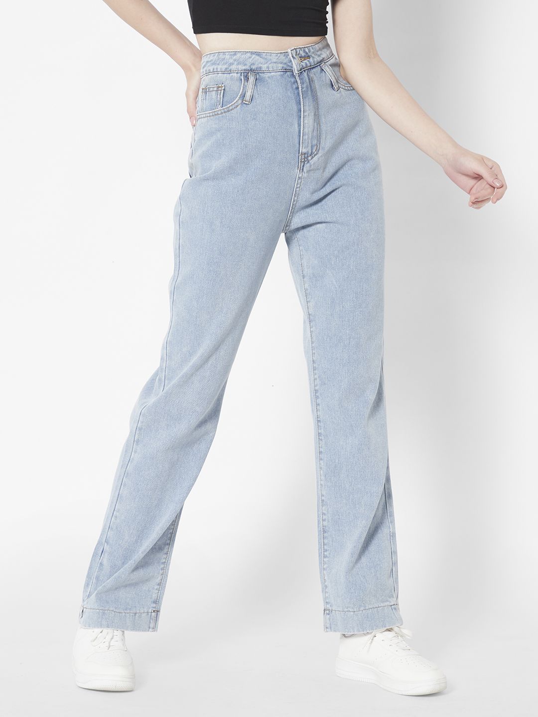 URBANIC Women Blue High-Rise Stretchable Jeans Price in India
