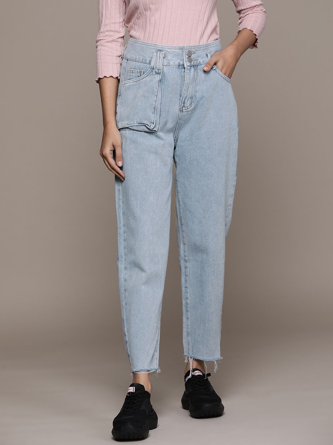 URBANIC Women Blue High-Rise Jeans Price in India