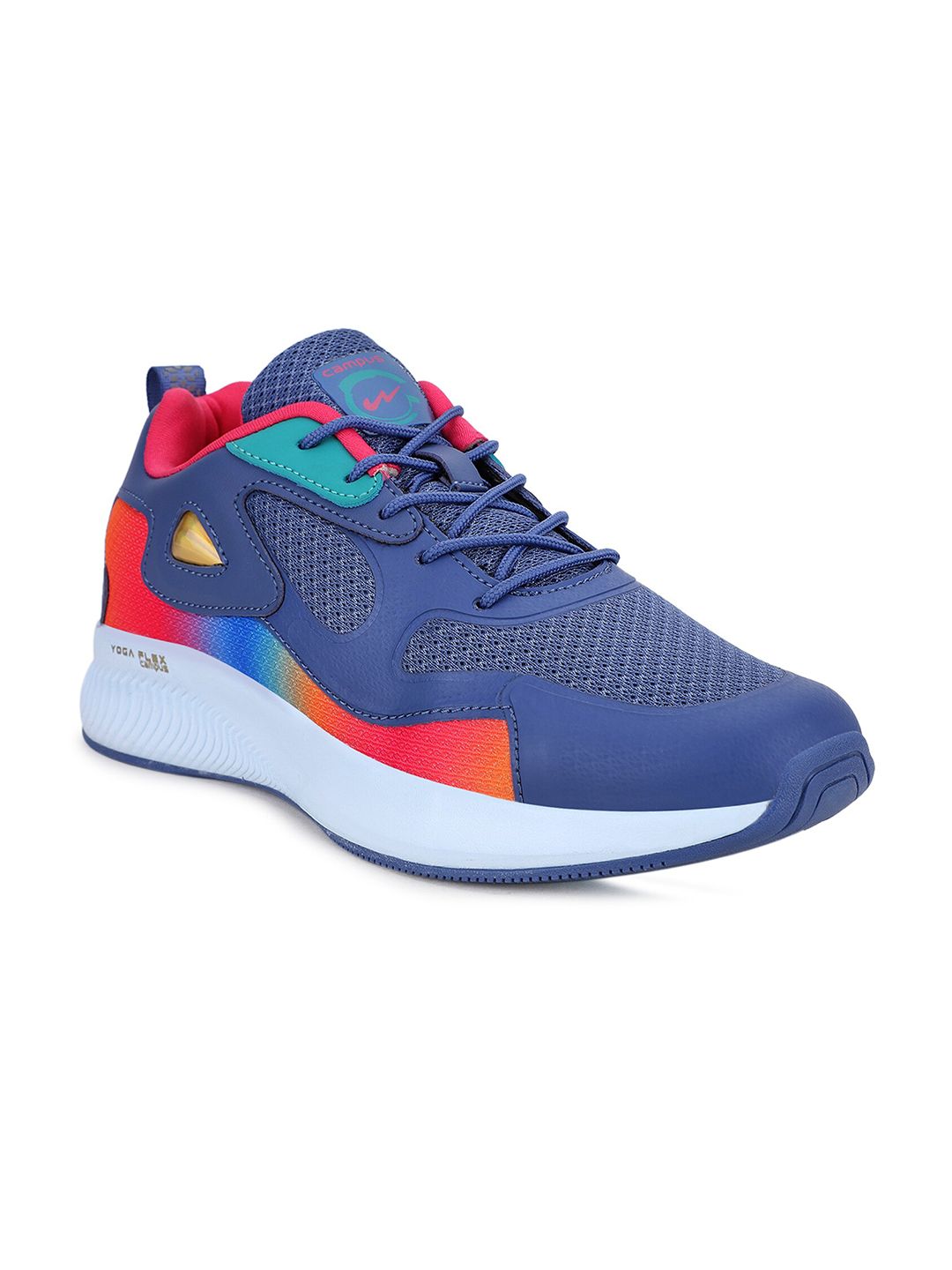 Campus Women Blue & Red Hellen Running Shoes Price in India