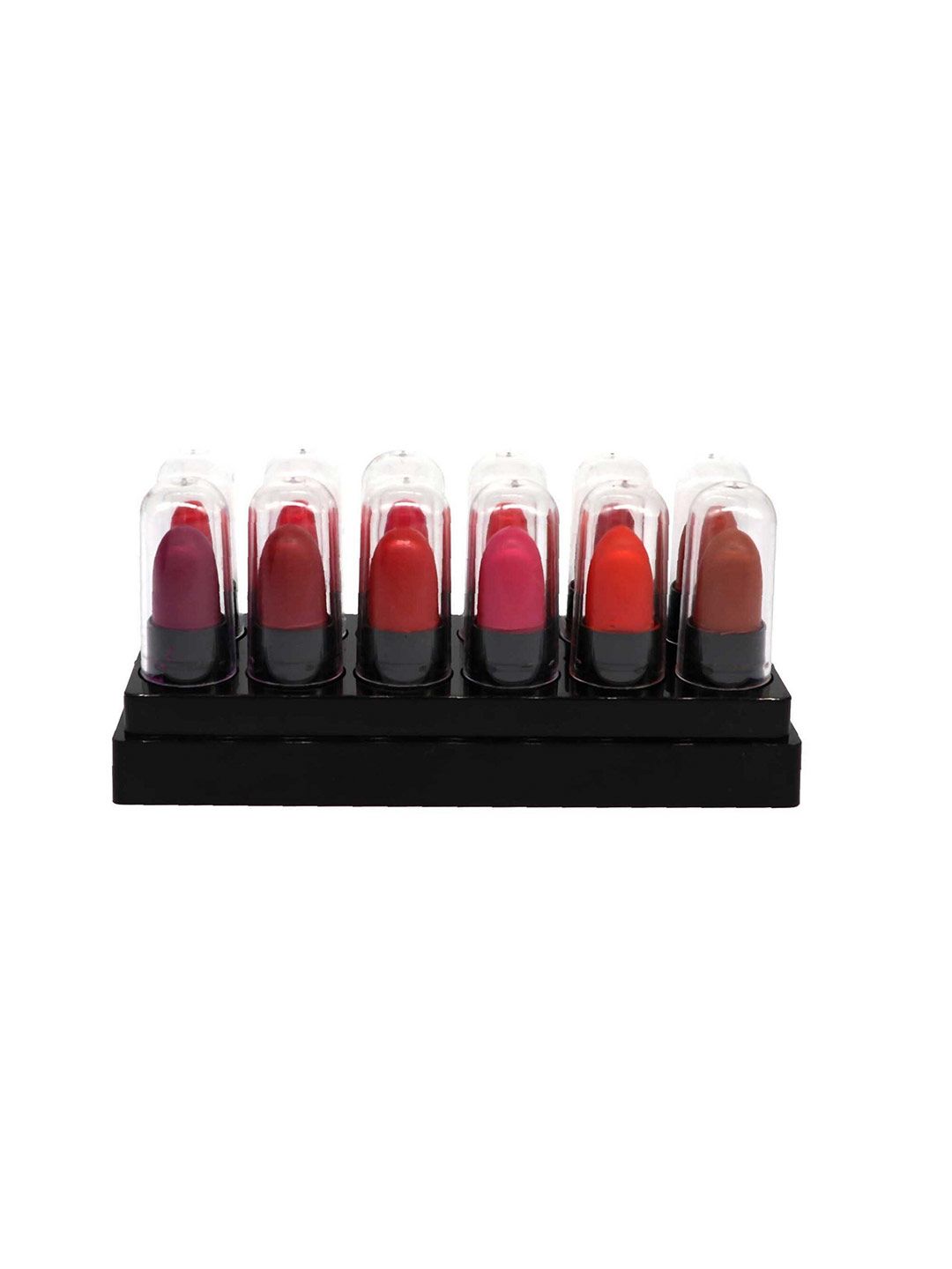 MATTLOOK Set Of 12 Multicoloured Mini Bullet Lipsticks 14g Price in India